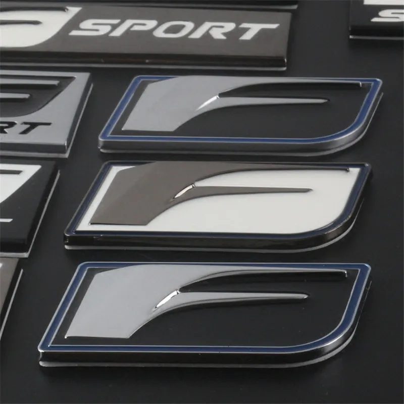 Универсальная металлическая эмблема F Sport дверная наклейка значок автомобильная