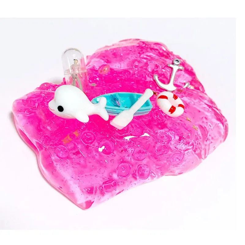 Лидер продаж 4 цвета блестящие пышная пена осадка Пластилин хлопок грязь слайм с