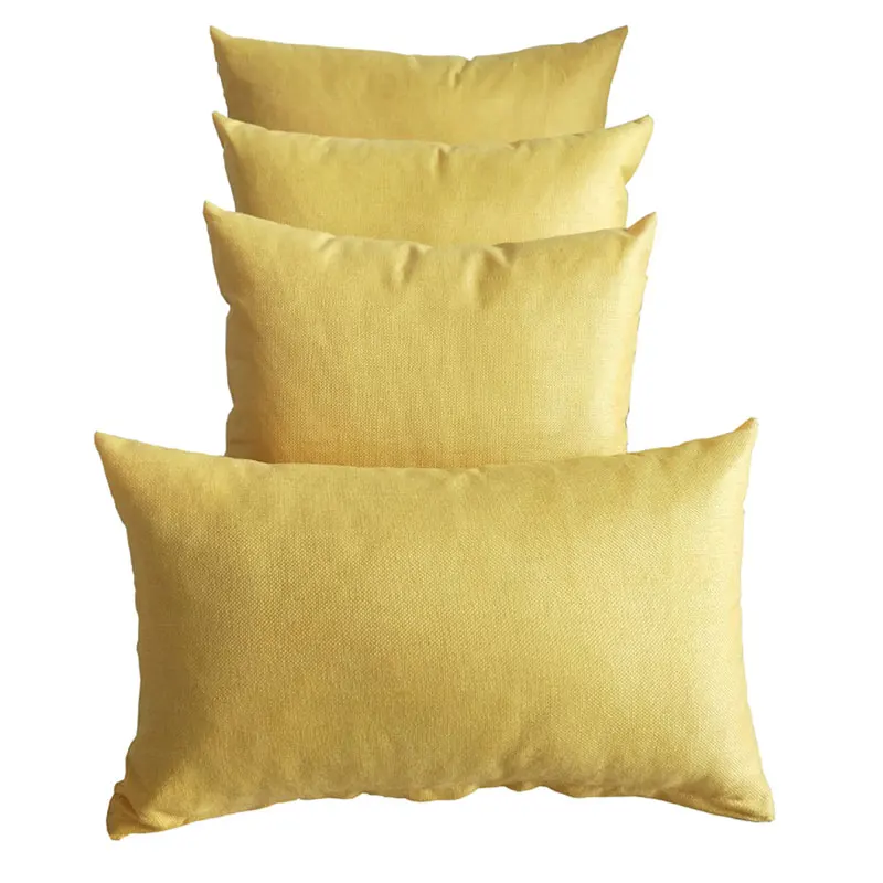 Чехол для подушки прямоугольной формы однотонный чехол гостиной 30x50 см Диванный