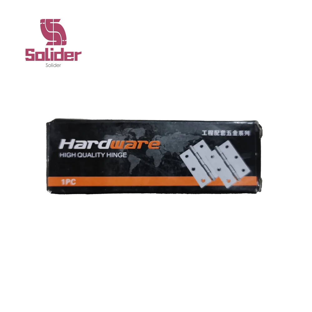 Комплект из 2 предметов дюйма Нержавеющая сталь плоский шарнир шкаф двери и окна