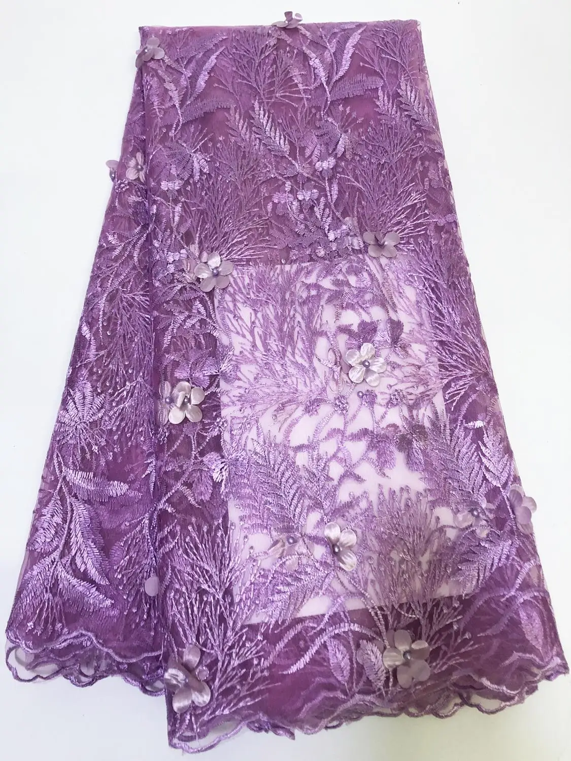 Оптовая продажа африканская кружевная ткань с бусинами дизайнерская вышивка