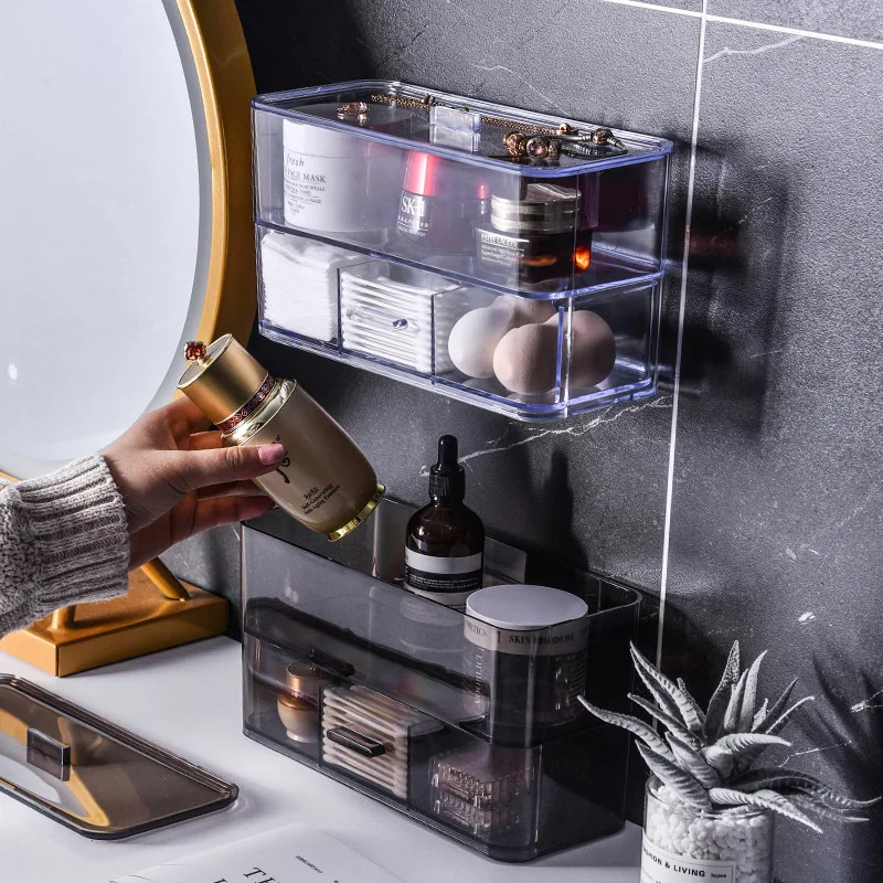 Вместительная настенная коробка для хранения косметики высококачественный ящик