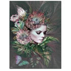 Набор для алмазной вышивки сделай сам N1161, картина из квадратных и круглых страз 5d, с цветком феи, Набор для вышивки крестиком, мозаика, декор для комнаты