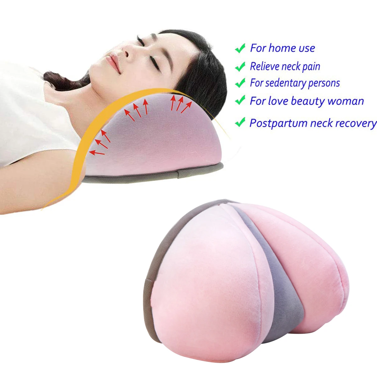 Дорожная подушка для поддержки шеи облегчения плеч успокаивающее устройство
