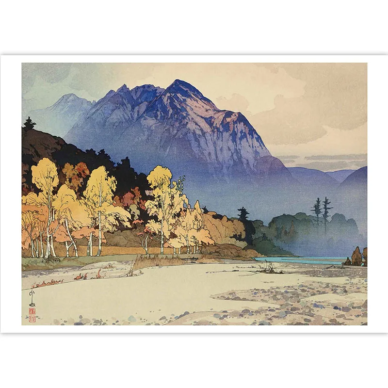Художественная открытка: японская живопись и ветер ukiyo-e/пейзаж живопись креативная открытка на день рождения/Пейзаж Открытка