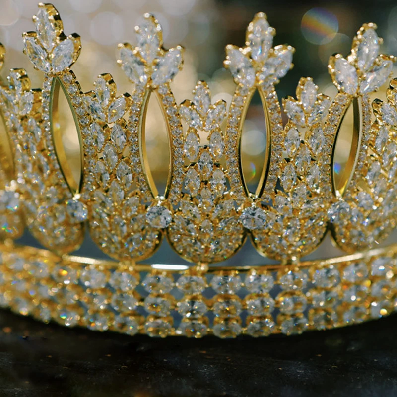 Amanda Novias винтажная Роскошная свадебная корона принцессы невесты свадебные
