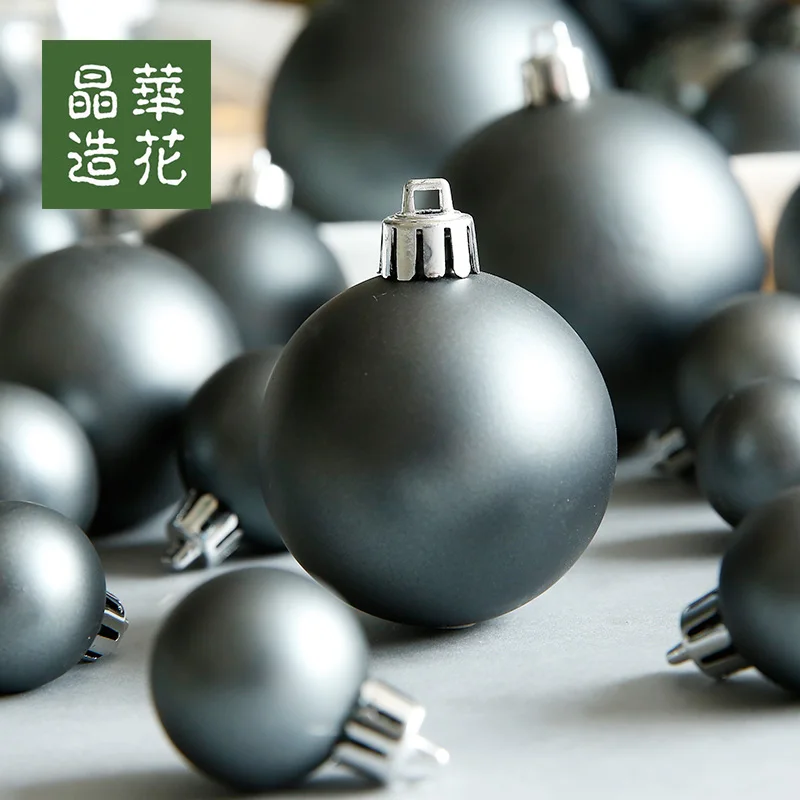 Серый Рождественский шар украшение для рождественской елки окна подвесная