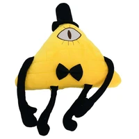 weird town yellow triangle kawaii plush toys cartoon comic anime model doll stuffed toy christmas birthday gift for children