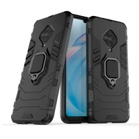 for vivo y9s case cover for vivo y9s phone case finger ring shell coque hard pc armor protective case for vivo y9s v1945a v1945t