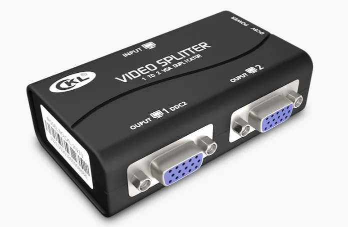 От 1 до 2 портов way VGA Видео сплиттер Дубликатор сплит экран устройство cascadedable нет
