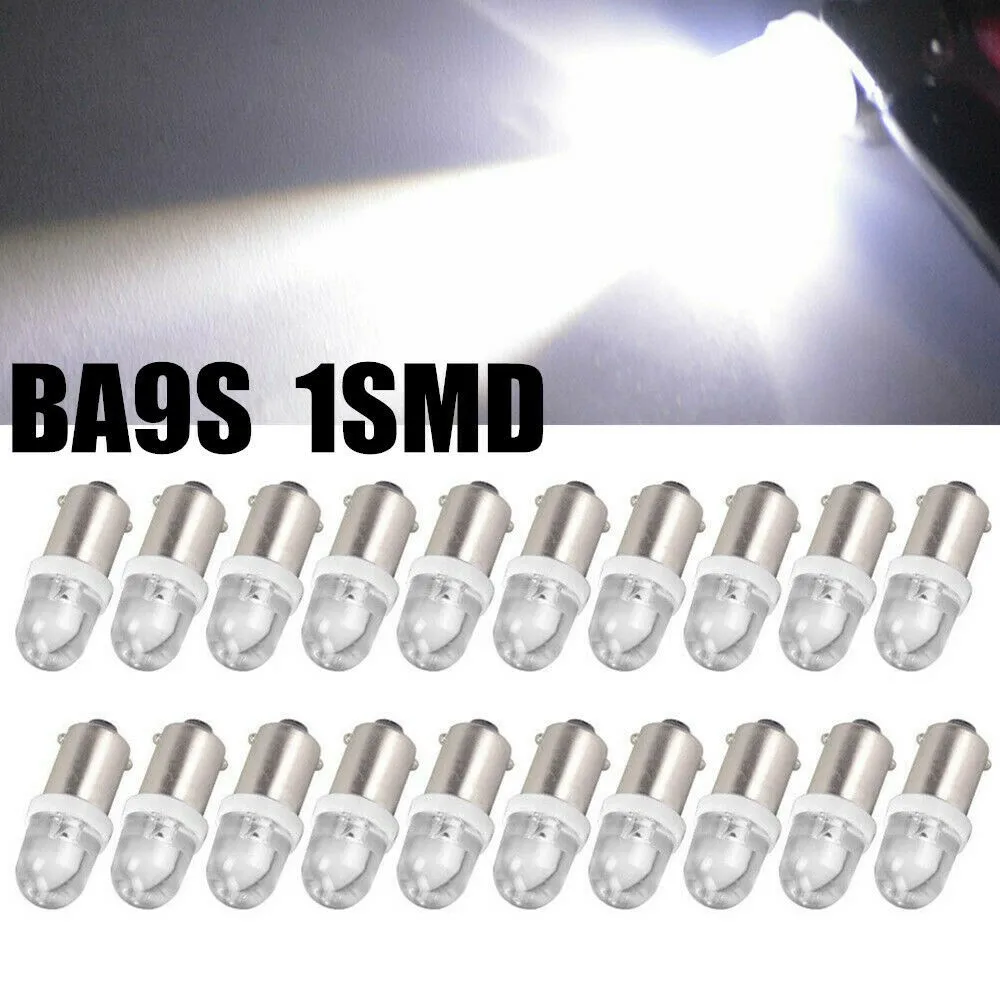 

20PCS 12V Car Led Light BA9S LED Light Bulbs LED Instrument Panel Gauge Dash Interior Light Reading Lamp 1815 1816 182