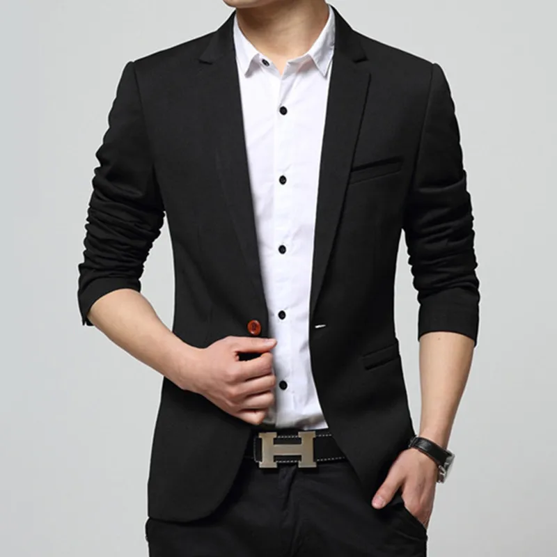 

New Arrival Luxury Men Blazer New Spring Fashion Brand Slim Fit Men Suit Terno Masculino Blazers Men