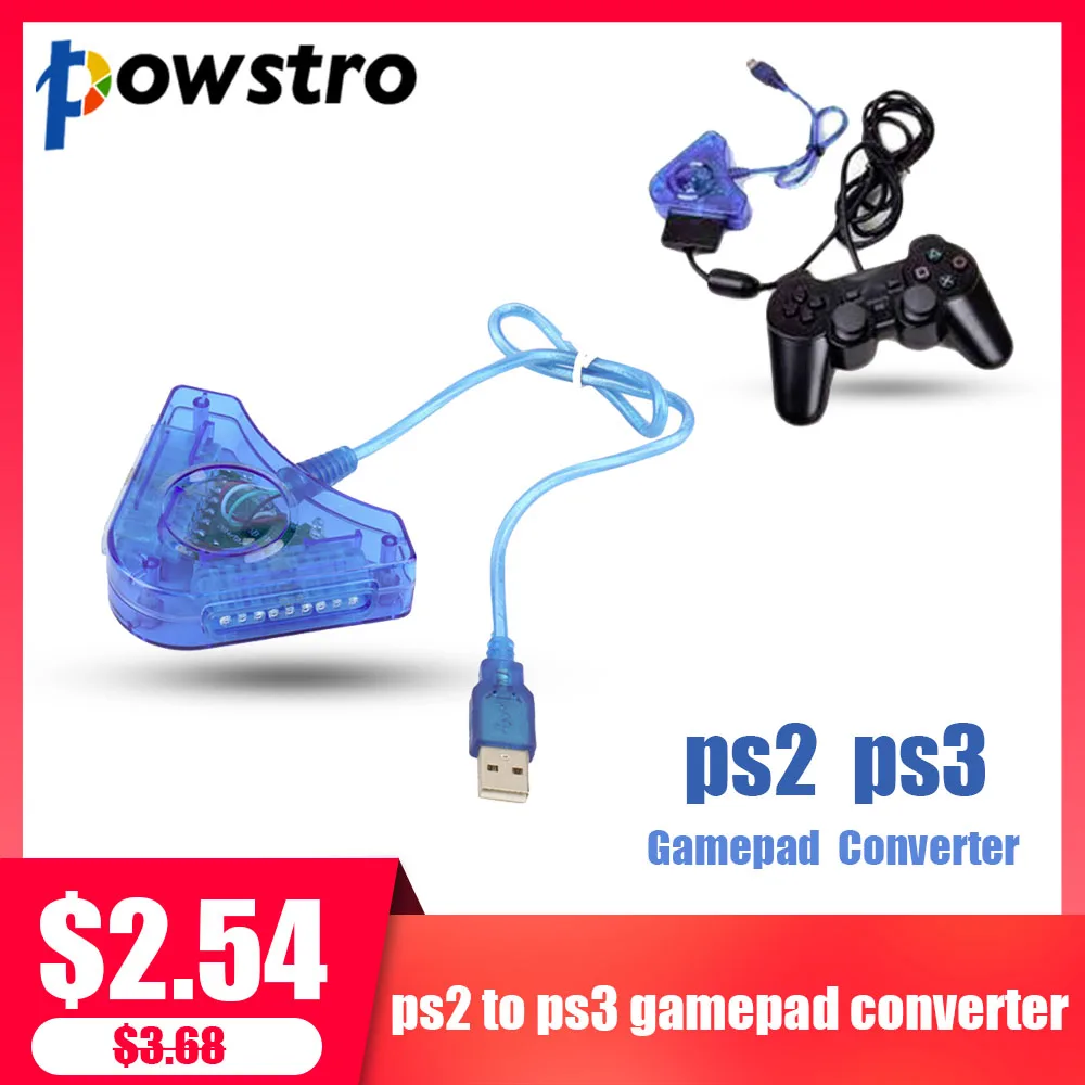 Двойной USB контроллер кабель конвертер PS2 на ПК адаптер привлекательный джойпад