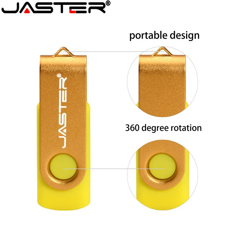 USB флеш-накопитель JASTER 2 0 256 гб 128 64 32 16 8 4 поворотный дизайн карта памяти флешка
