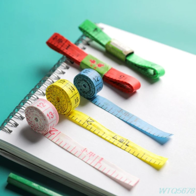 

1.5m Body Measuring Ruler Sewing Tailor Tape Measure Mini Soft Flat Ruler