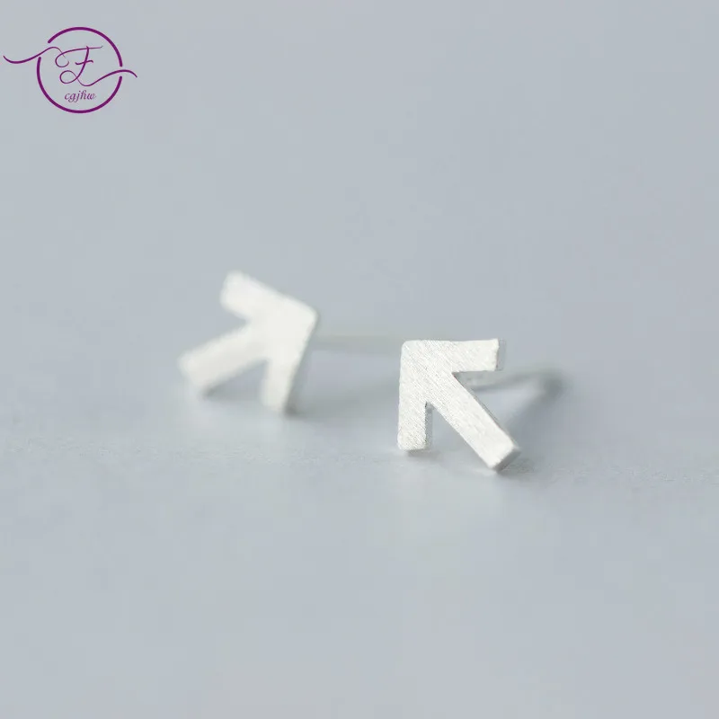 

925 Sterling Silver Earrings Arrow Symbol Earrings Simple Ear Jewelry Korean Version Individual Earrings for Women