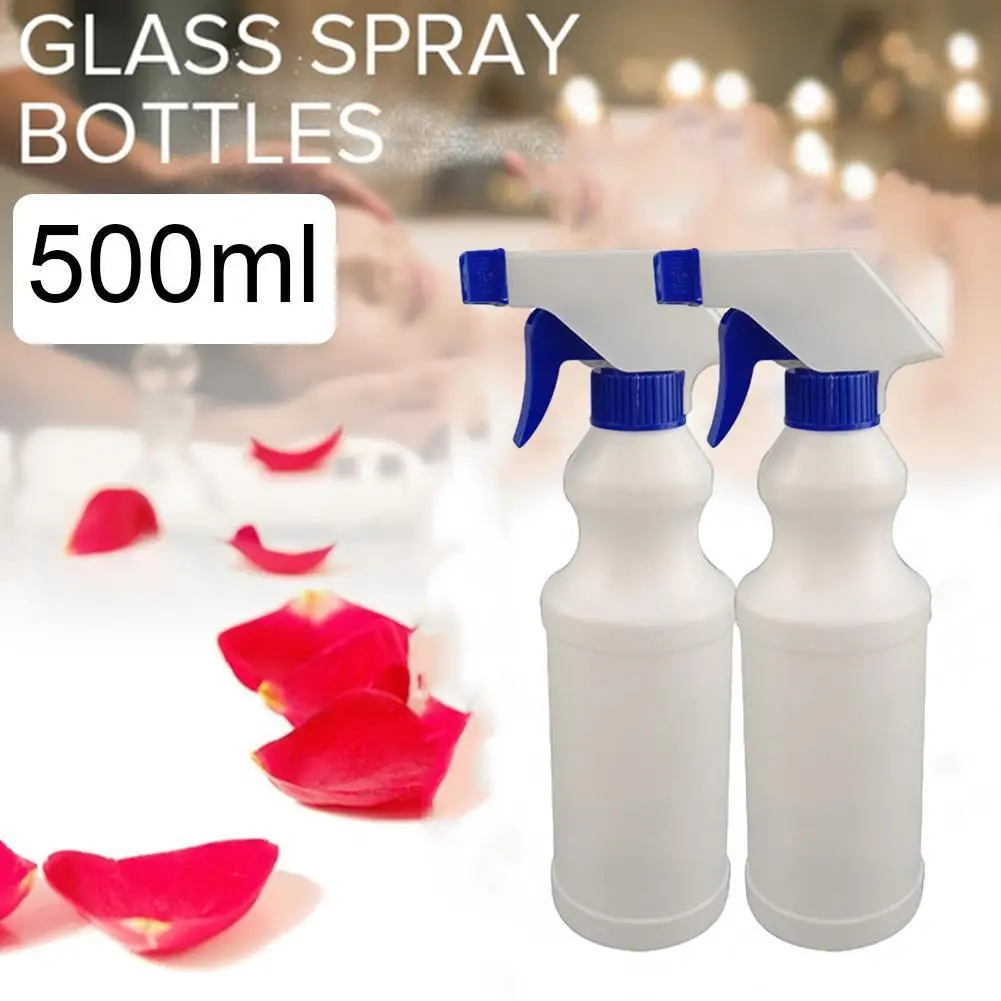 

1Pcs 500Ml Huishoudelijke Plastic Ontsmettingsmiddel Container Gieter Lege Spuitfles Plantenspuit Salon Gebruik Makeup Tools