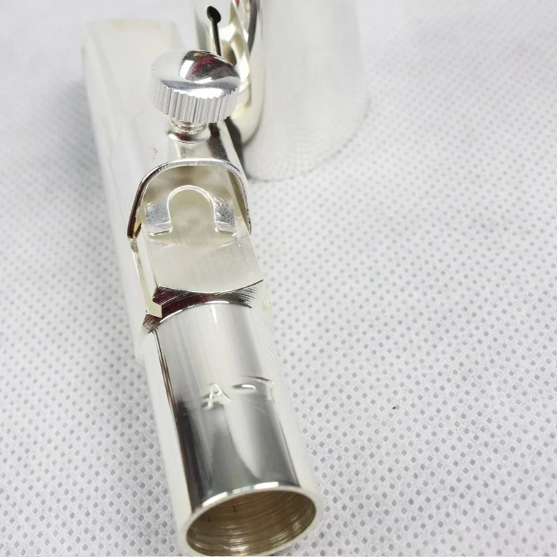 Мундштук саксофона для Tenor Sax с лигатурой и крышкой посеребренный мундштук Размер