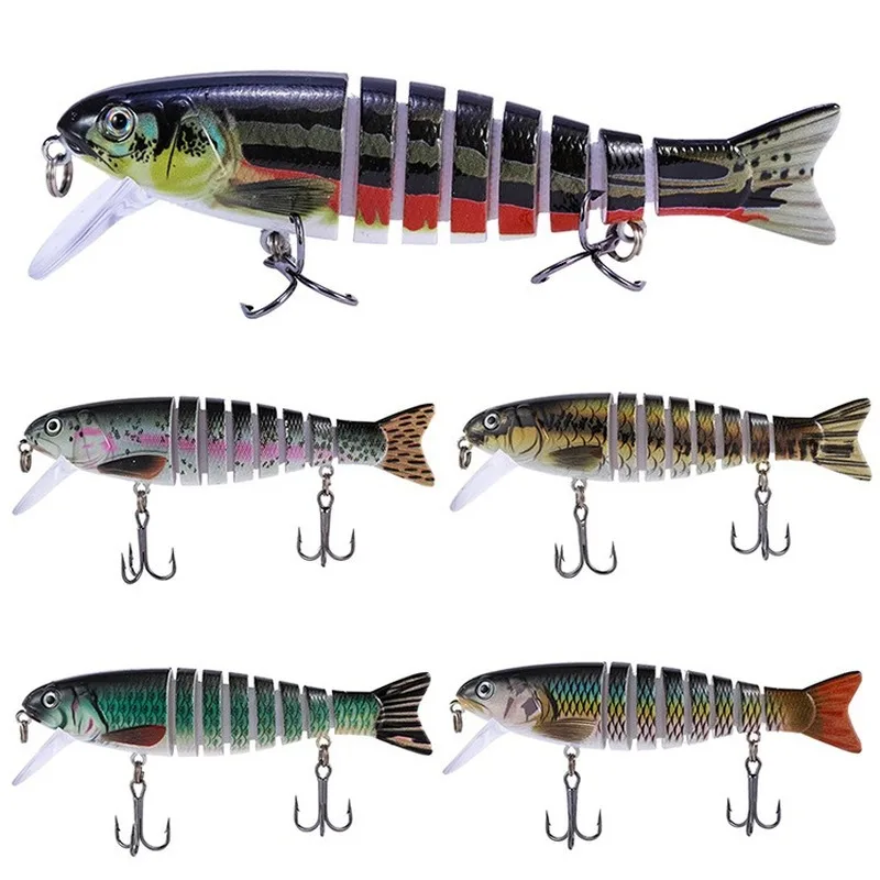 5 шт 10 см 17 4 г опускается на дно рыболовные приманки наживки шарнирная Swimbait 8