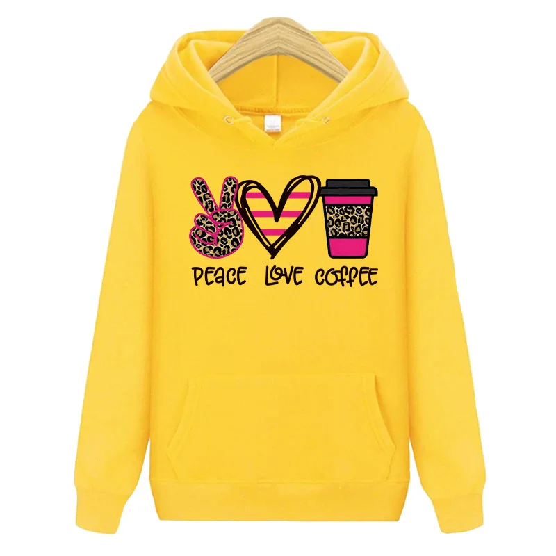 Термотрансферы для одежды футболка с принтом Peace Love Coffee модные наклейки девушек