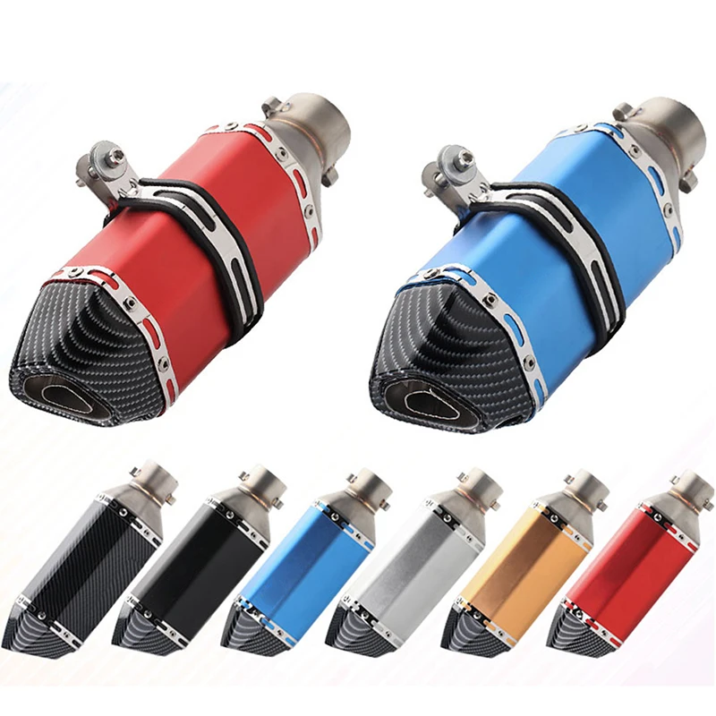 

#E17 motorcycle exhaust FOR yamaha xmax 250 suzuki skywave KAWASAKI klr 650 DUCATI diavel BMW c650 sport