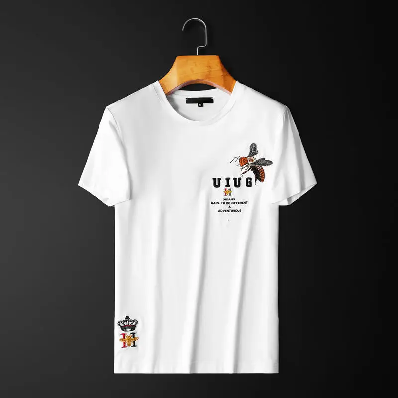 

2021 Casual Sportswear Outfits Men's Summer Trend Short Sleeve T-shirt Outfits Two-piece Set Handsome