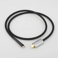 viborg usb 2 0 to type c hi speed audio cable hifi usb b to c audio data cable for dac mobile tablet