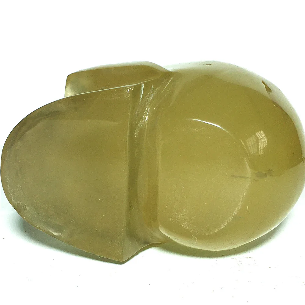 

Natural cranium citrine quartz crystal for sale Stones and crystals home decoration decorative crystal skulls