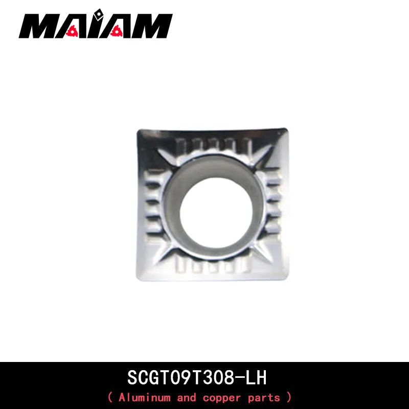 

SCGT Square carbide Insert SCGT09T302 SCGT09T304 SCGT09T308 LH pattern SSDCN turning tool bar for Aluminum, copper, carpentry