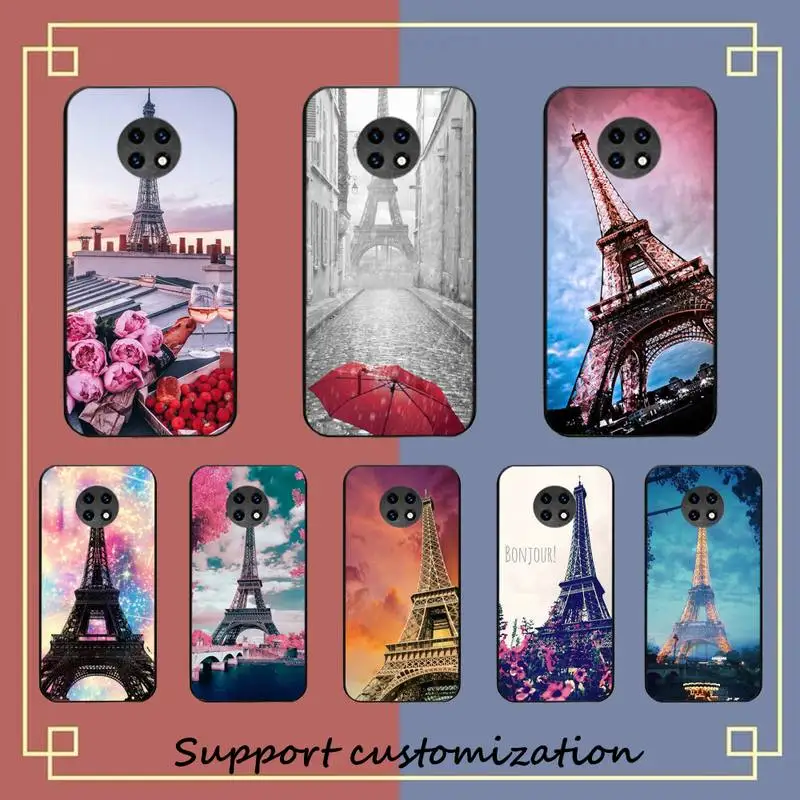 

France Paris the Eiffel Tower Phone Case For Xiaomi Redmi Note 8A 7 5 Note 8pro 8T 9Pro TPU Coque for note 6pro