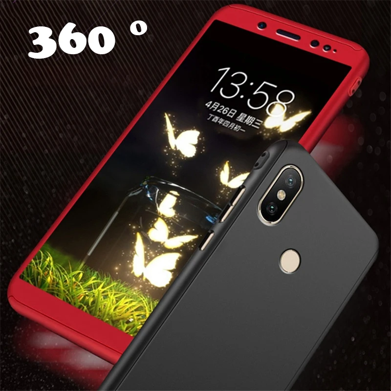 Чехол для Xiaomi Pocophone F1 mi 8 SE A1 A2 Lite Mi 5 360 Plus Note 2 3 Redmi Pro S2 Y2 6A полное покрытие на 5S