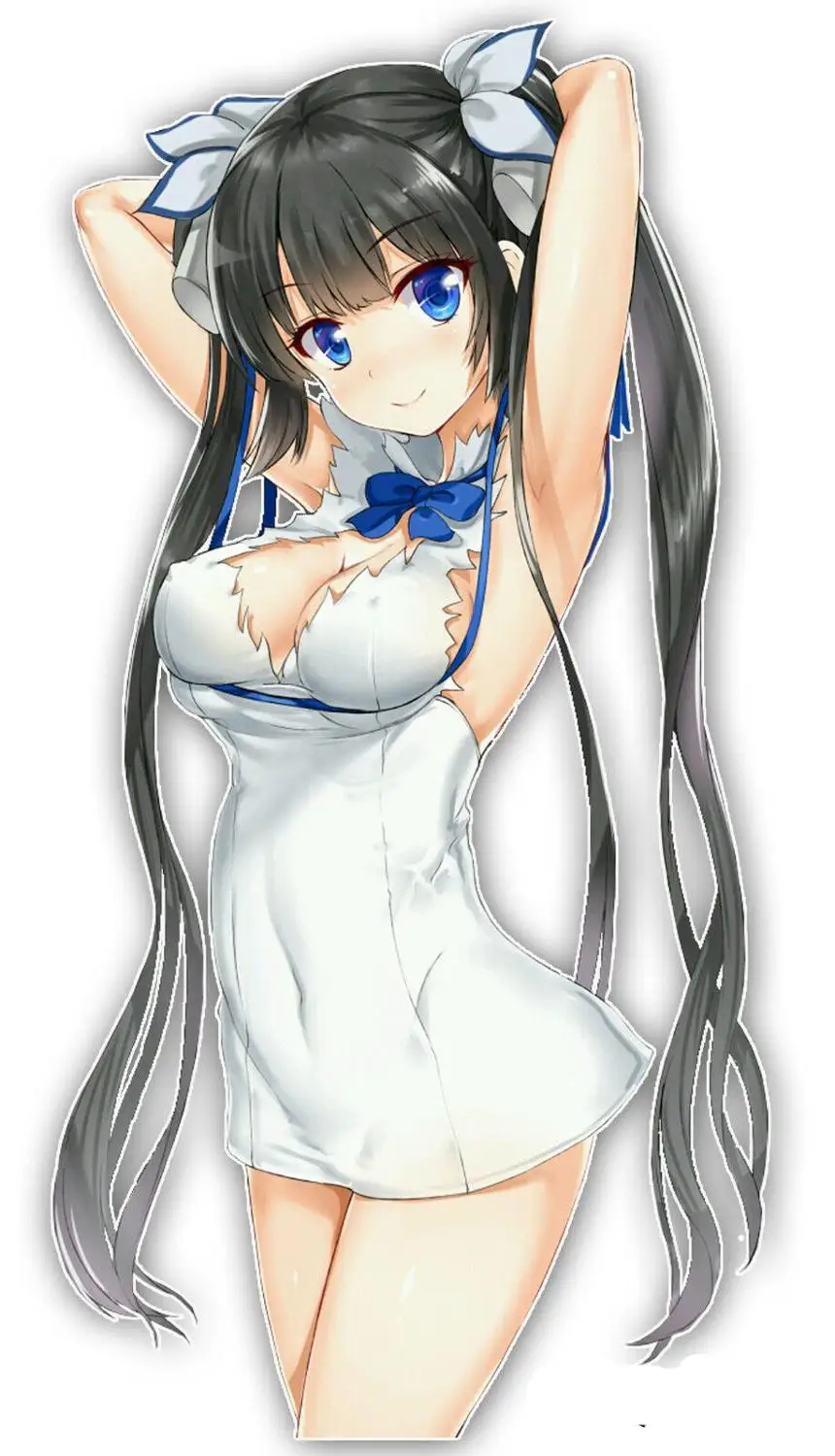 Hestia Danmachi виниловая самоклеящаяся наклейка в стиле JDM Косплей Аниме украшение для