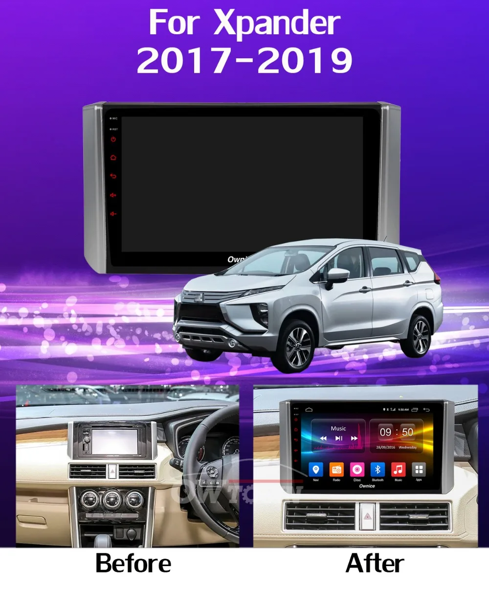 " 1Din 360 ° панорамный автомобильный dvd-плеер на основе Android для Mitsubishi Xpander gps Радио Стерео ADAS DSP CarPlay 4G LET