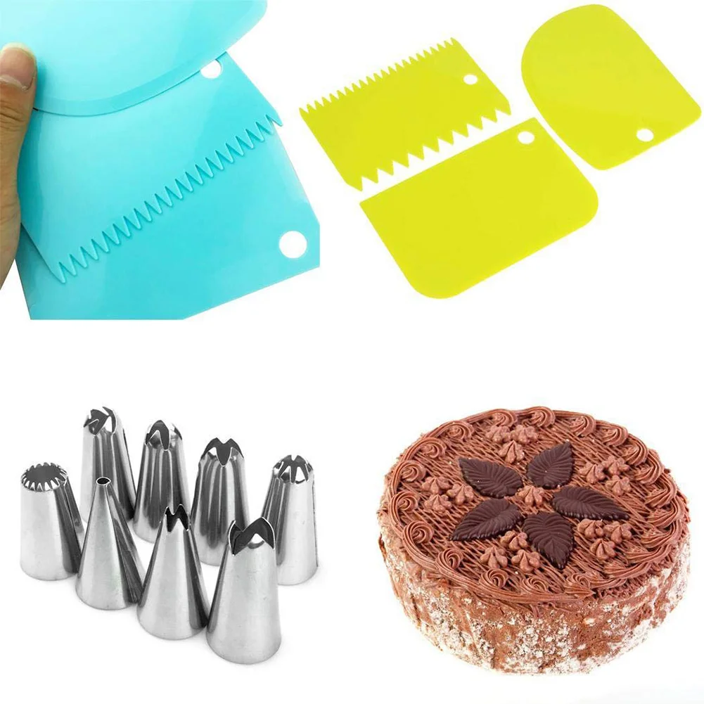 Набор насадок для кондитерского мешка 14 шт./компл. многоразовые |