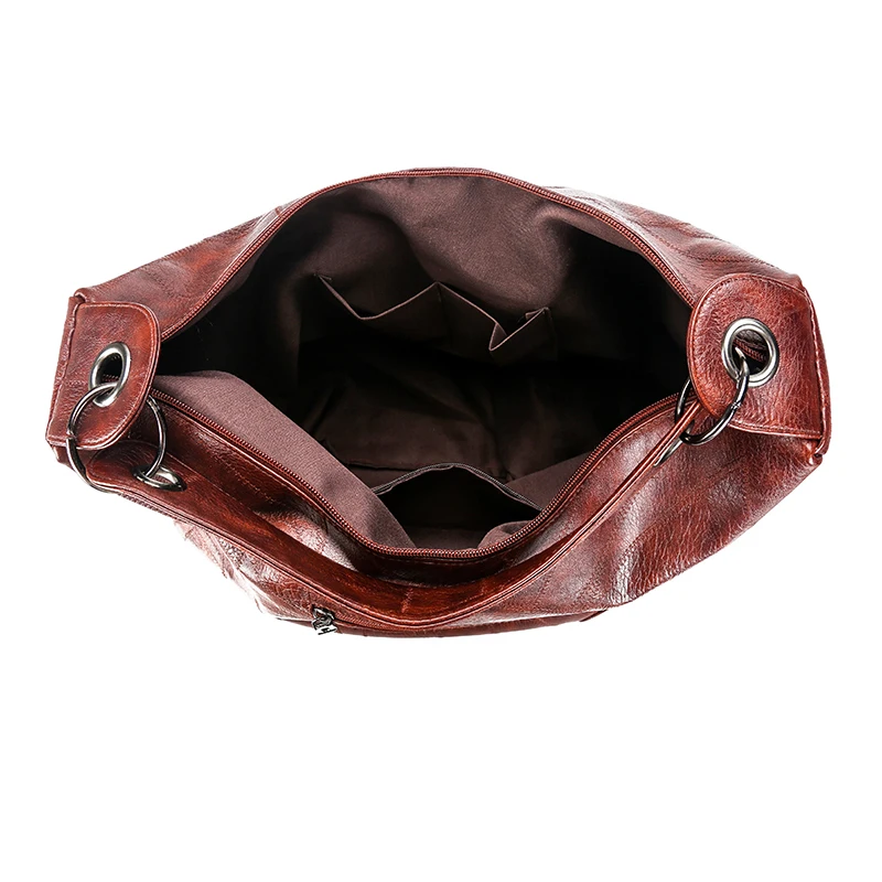 Сумка через плечо женская из мягкой кожи повседневная в стиле ретро 2020 | Багаж и