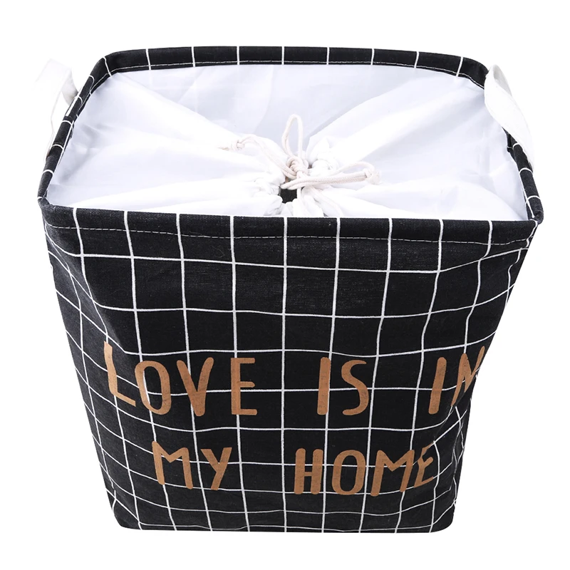 Новейший популярный простой льняной держатель для хранения стола в