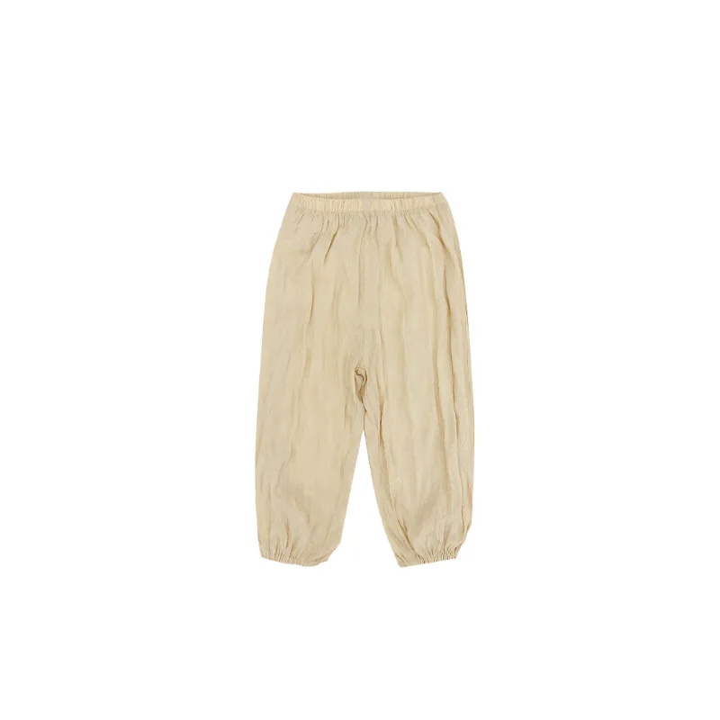 

Girls pants summer new han edition brim anti-mosquito pants lantern beam of light and children feet pants