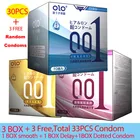 30 шт презервативы Ультратонкий презерватив для Для мужчин длинные секс кольцо для пениса, безопасной контрацепции Гиалуроновая кислота кондомы со смазкой продукт секса