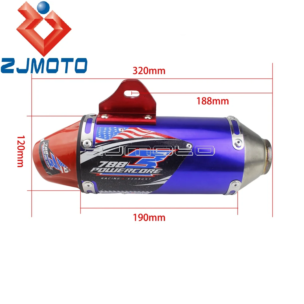 Мото Кроссовый полный глушитель выхлопной системы для Honda CRF150F CRF230F CRF 150 230 2003- грязи велосипед выхлопной трубы глушителя