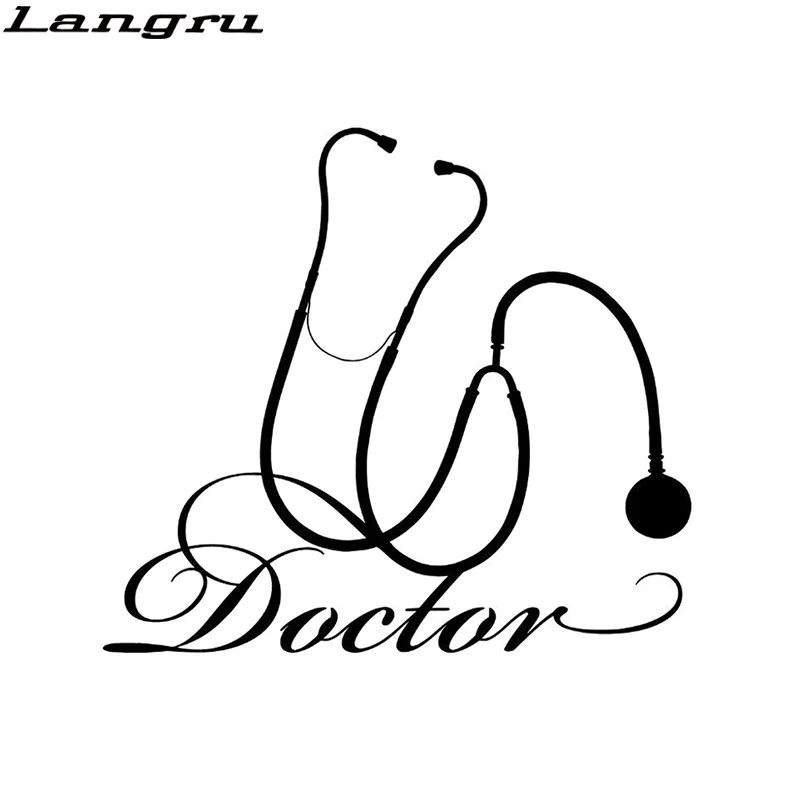 Langru 14 4 см * 12 9 медицинский инструмент Виниловая наклейка на автомобиль