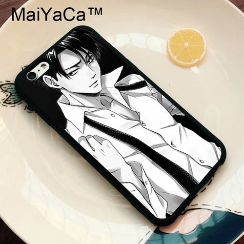 4620 MaiYaCa Levi Ackerman атака на Титанов ТПУ Пластиковый чехол для телефона для iPhone 11 Pro MAX X XR XS MAX 6 6s 7 8 Plus 5S задняя крышка чехол - Цвет: 4620