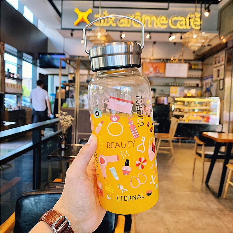

Classic Water Bottles for Girls Drinking Large Capacity Direct Drinking Large Capacity Botella Deportiva Cute Cup BD50WB