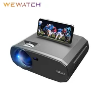 wewatch v50 portable 5g wifi projector mini smart real 1080p full hd movie proyector 200 large screen led bluetooth projectors
