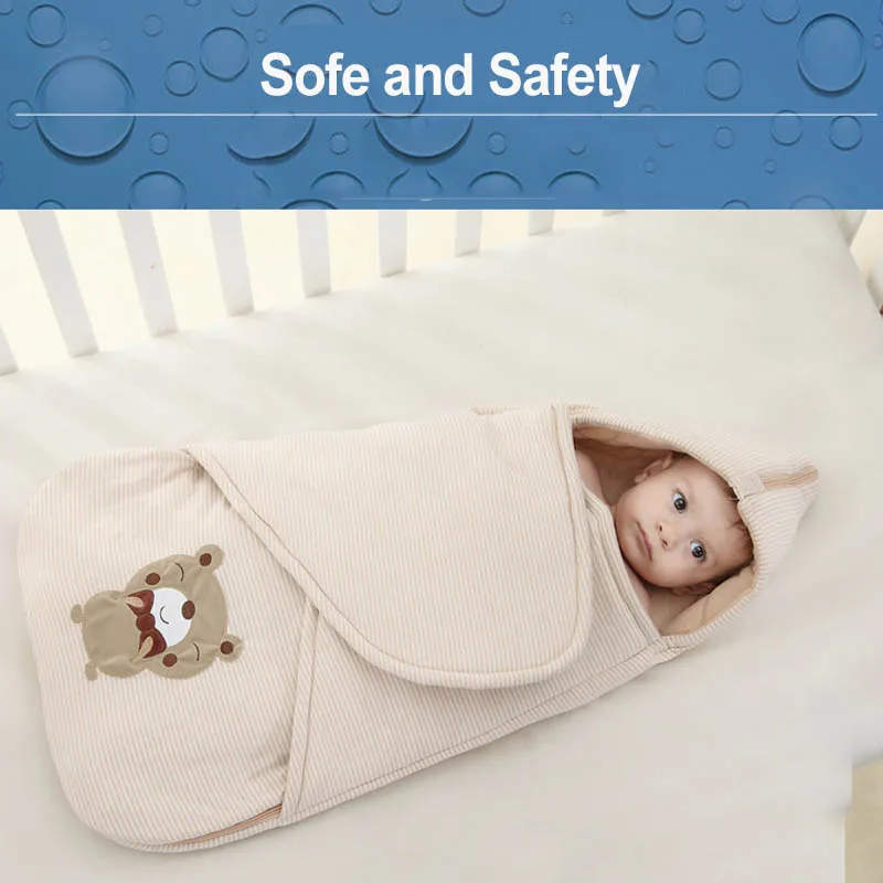 Newborn Sleeping Bag Baby Pure Cotton Stroller Sleepsack Infant Winter Warm Anti-kick Sleep Bag Winter Envelope For Newborns
