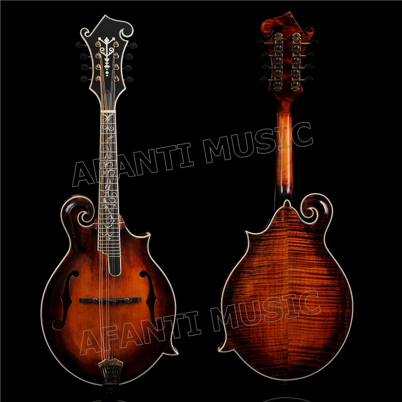

Afanti твердая ель вершина/оформление заднего вида/Afanti Mandolin (оформление заднего вида)