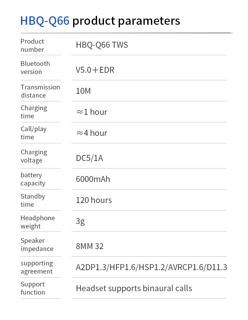 2в1 5,0 Bluetooth наушники и 6000 мАч чехол для зарядки аккумулятора 2 мобильных телефона 3D стерео наушники Беспроводная гарнитура с микрофоном