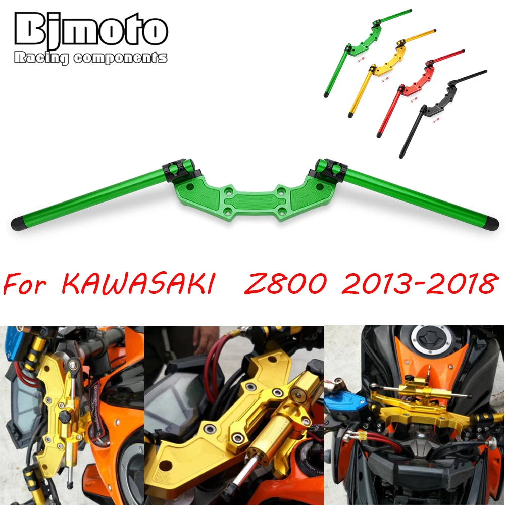 Зажим для руля вилки мотоцикла для KAWASAKI Z800 2013-2018, Модернизированная ручка для Руля Мотоцикла, гоночный руль