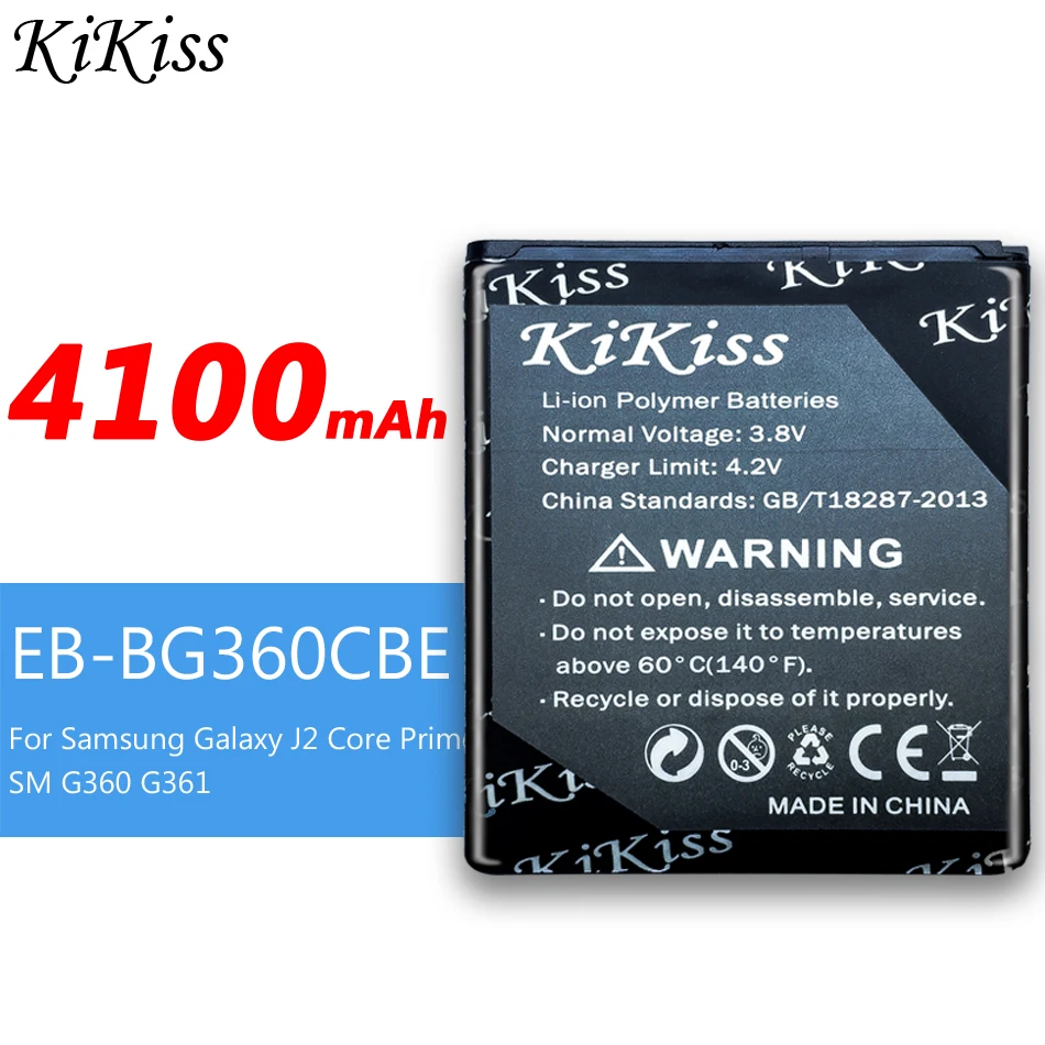 Аккумулятор большой мощности 4100 мач для Samsung Galaxy CORE Prime G3606 G3608 G3609 J2 2015 подлинная