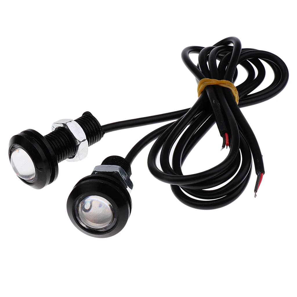 2 шт. светильник для мотоцикла лодки DC 12 В дневные ходовые огни s DRL Eagle Eye мигающий