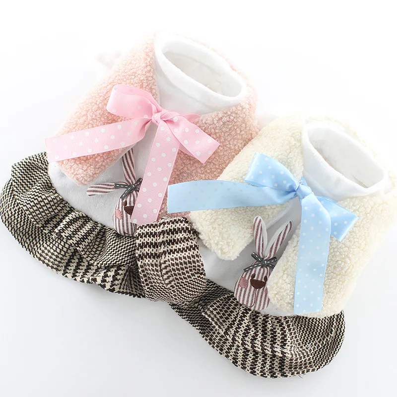 Модная Роскошная Одежда для собак зимнее платье домашних животных милой девушки